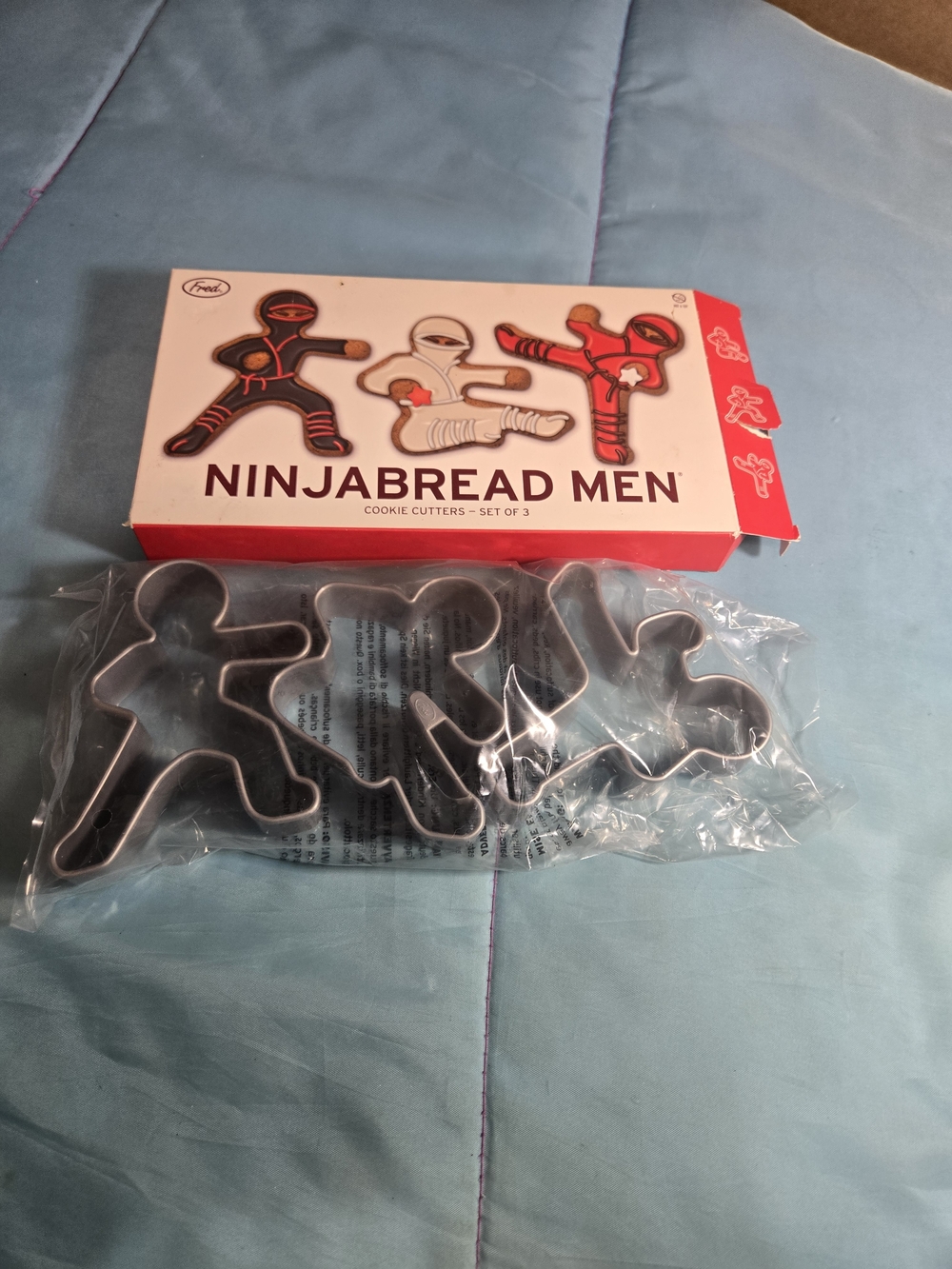 Ninja Men Ginger Bread Cookie Cutter Fred & Friends  Cut Out For Action 2010 New